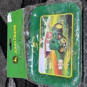 JOHN DEERE 🚜 TRACTORS CHANGE TRAYS 4 ASSORTED DESIGNS 4 STICKERS